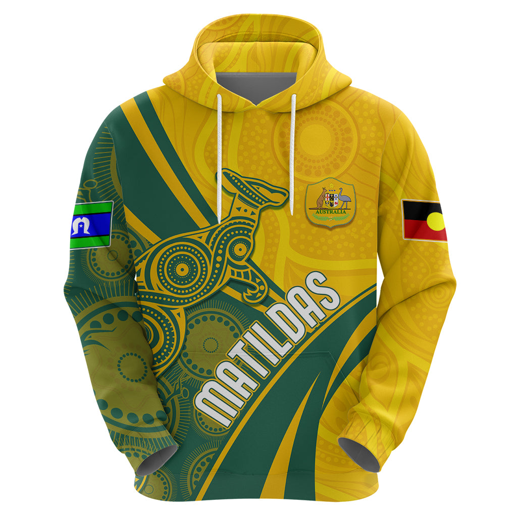 Personalised Australia Soccer Matildas Indigenous Hoodie World Cup 2023 LT7 - Vibe Hoodie Shop
