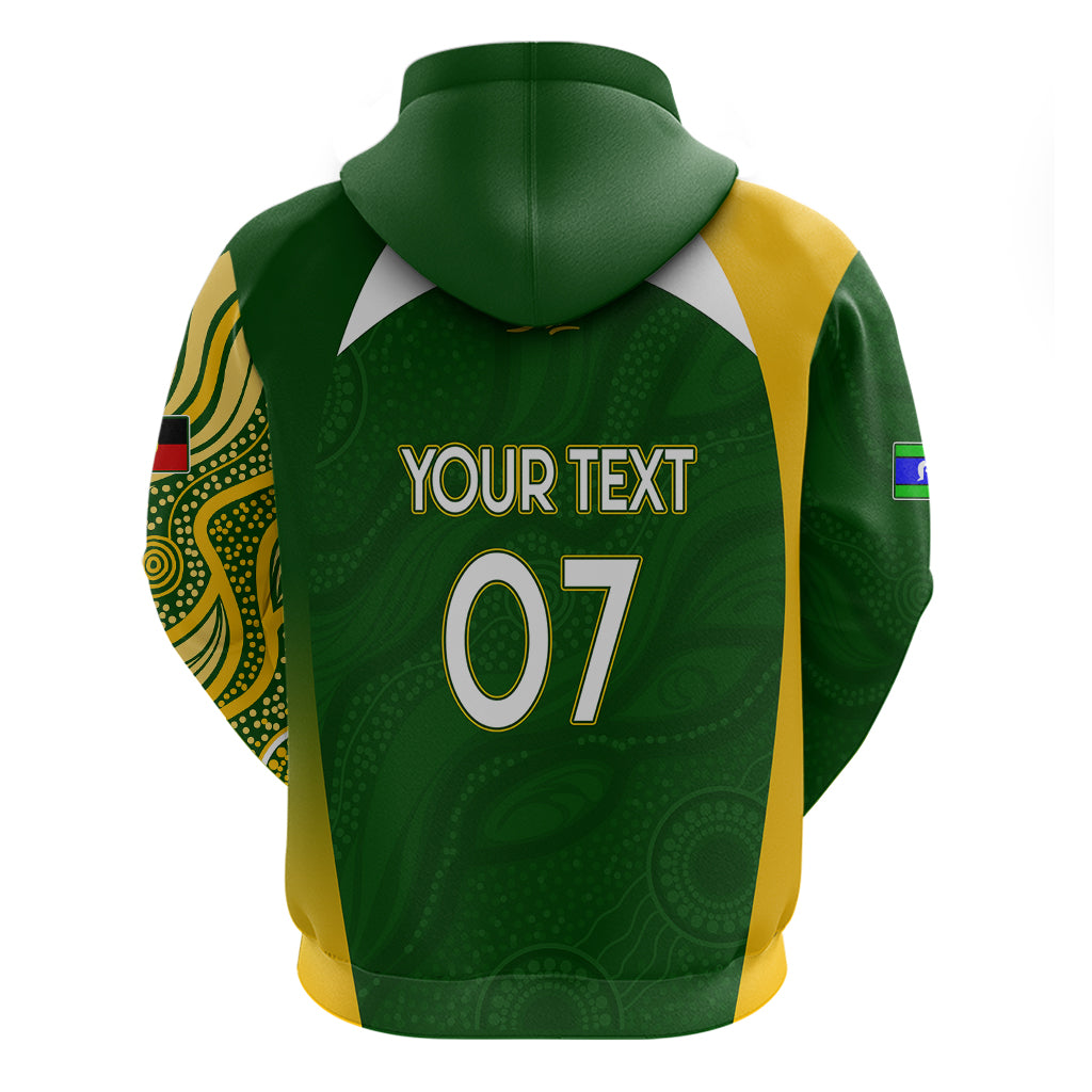 Personalised Australia Indigenous Hoodie Wallabies Champions Rugby World Cup 2023 LT7 - Vibe Hoodie Shop