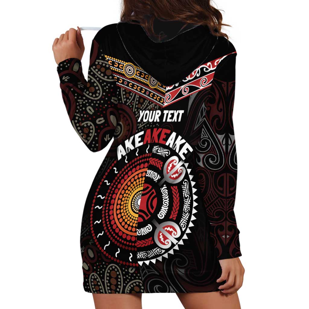 Aotearoa and Australia Indigenous Hoodie Dress Stand Together For Te Tiriti - Vibe Hoodie Shop