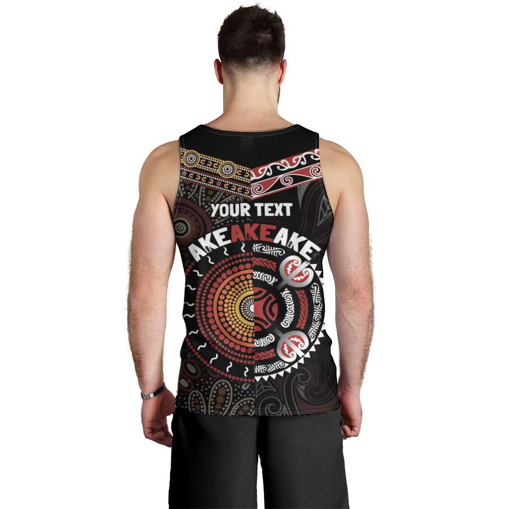 Aotearoa and Australia Indigenous Men Tank Top Stand Together For Te Tiriti - Vibe Hoodie Shop