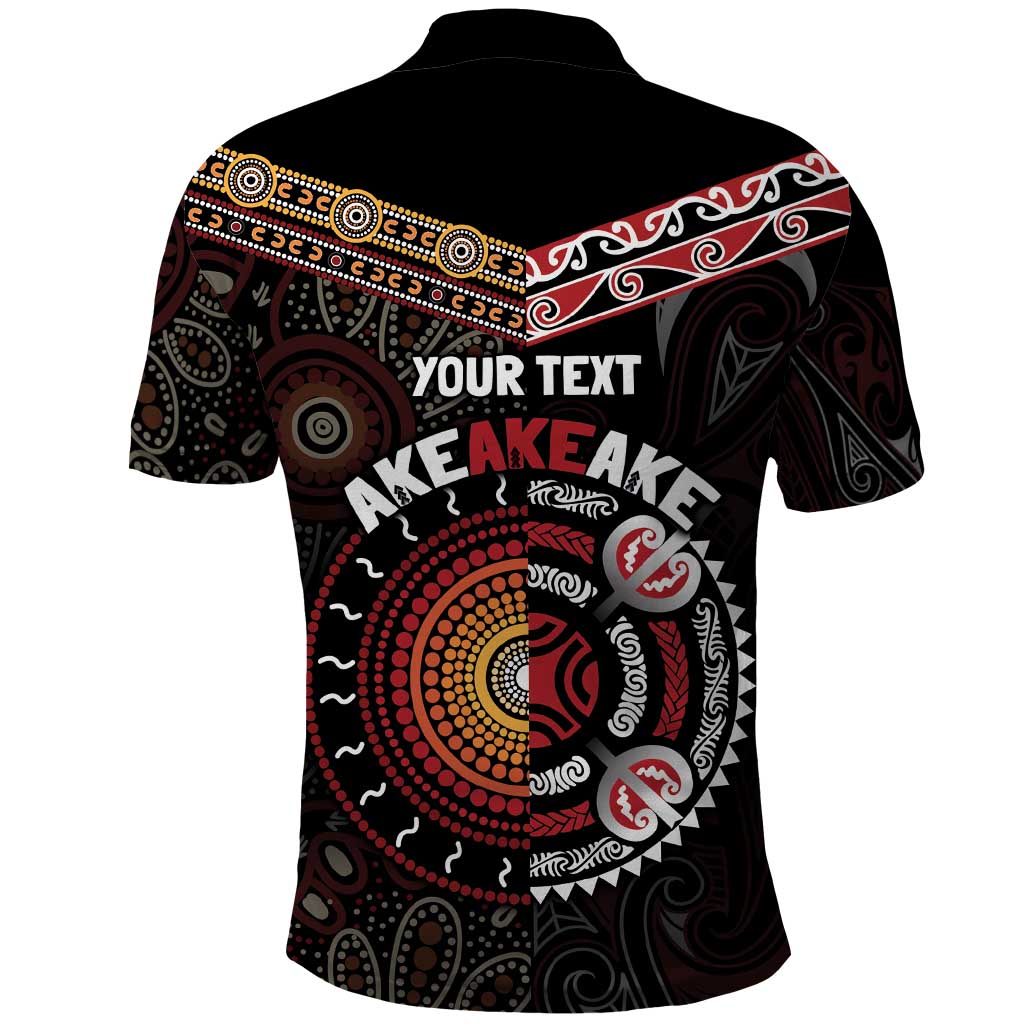 Aotearoa and Australia Indigenous Polo Shirt Stand Together For Te Tiriti - Vibe Hoodie Shop