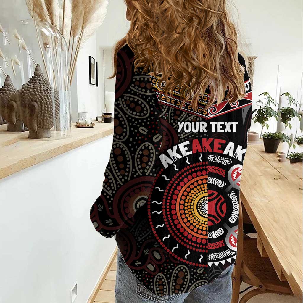 Aotearoa and Australia Indigenous Women Casual Shirt Stand Together For Te Tiriti - Vibe Hoodie Shop