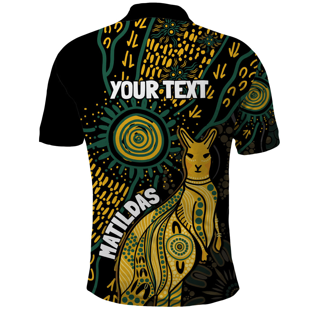 Australia Matildas Indigenous Polo Shirt NAIDOC 2024 Keep The Fire Burning - Vibe Hoodie Shop