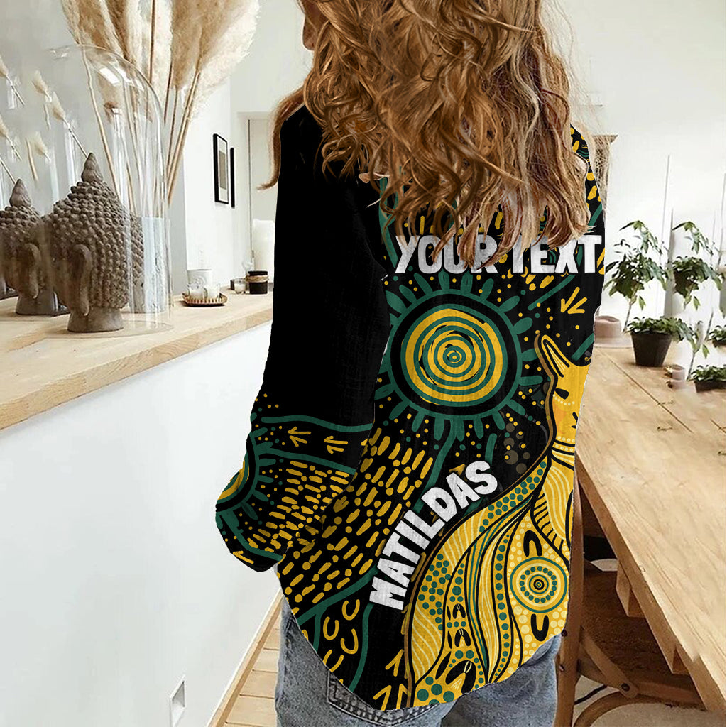 Australia Matildas Indigenous Women Casual Shirt NAIDOC 2024 Keep The Fire Burning - Vibe Hoodie Shop
