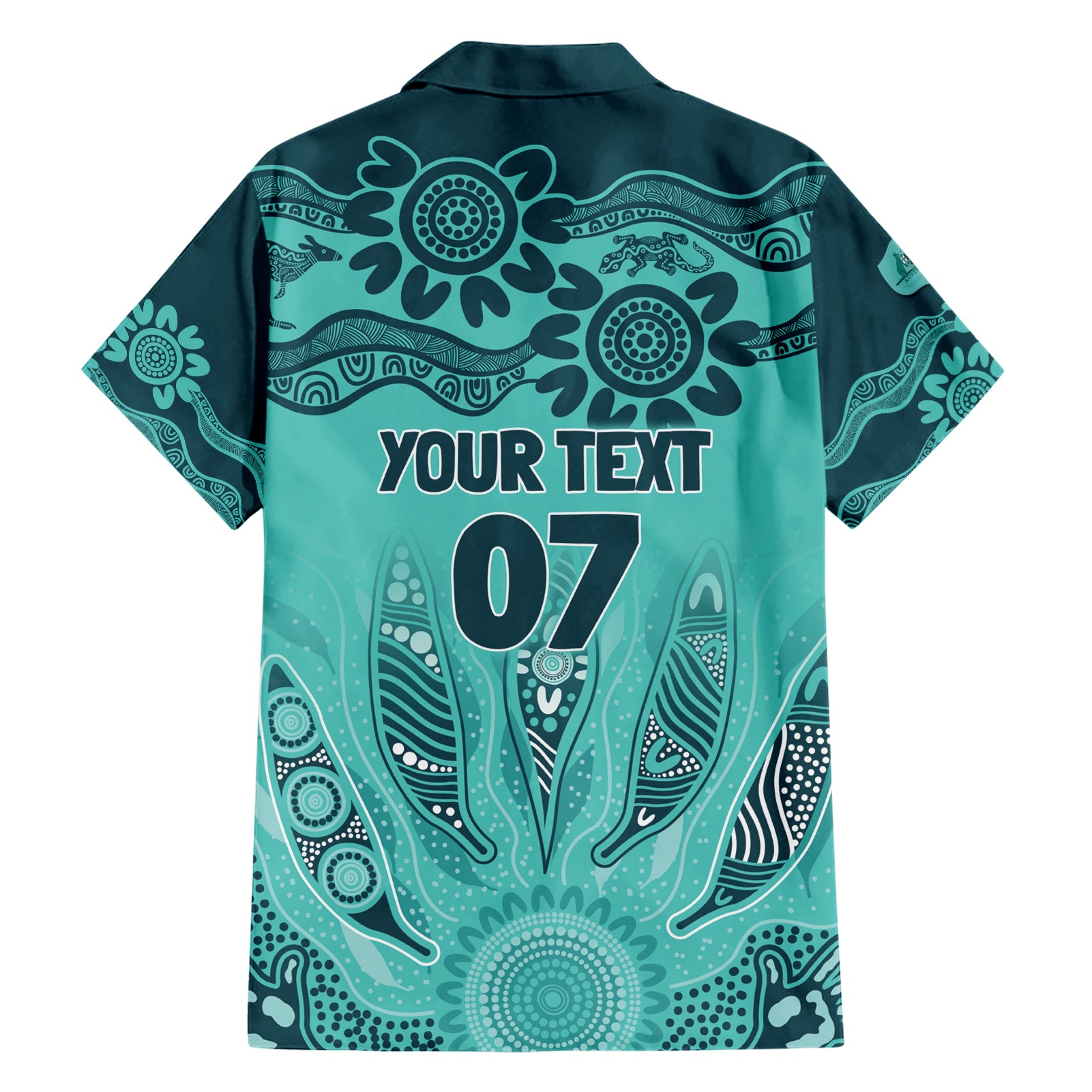 Australia Matildas Indigenous Hawaiian Shirt NAIDOC 2024 Turquoise Color - Vibe Hoodie Shop