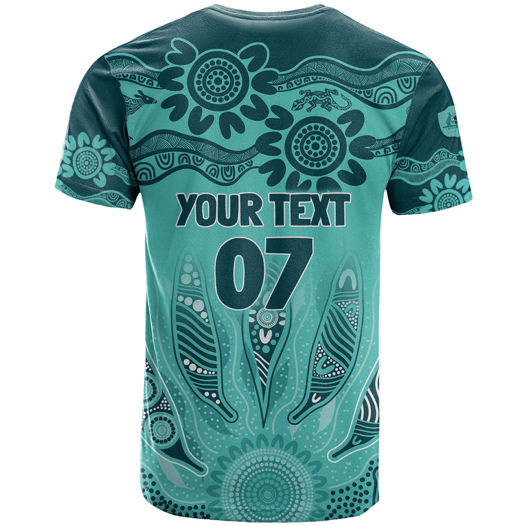 Australia Matildas Indigenous T Shirt NAIDOC 2024 Turquoise Color - Vibe Hoodie Shop