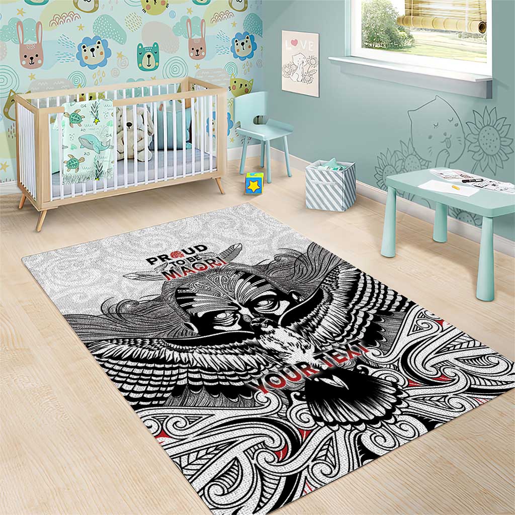 Aotearoa Personalized Area Rug Proud To Be Maori - Vibe Hoodie Shop