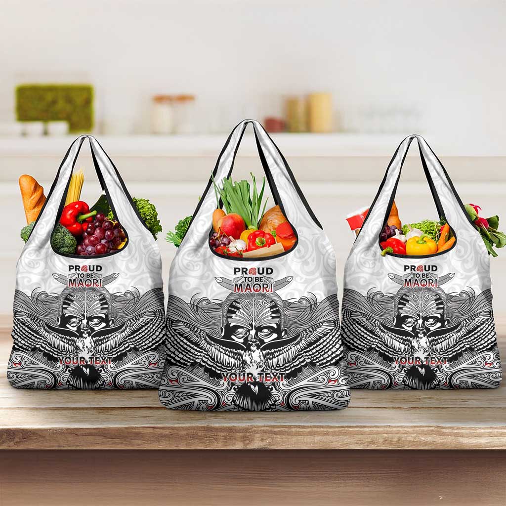 Aotearoa Personalized Grocery Bag Proud To Be Maori