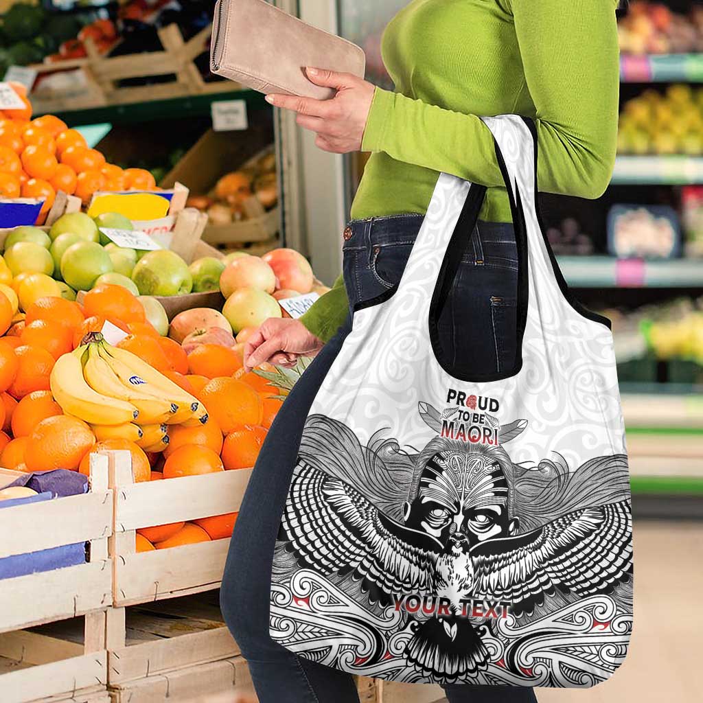 Aotearoa Personalized Grocery Bag Proud To Be Maori