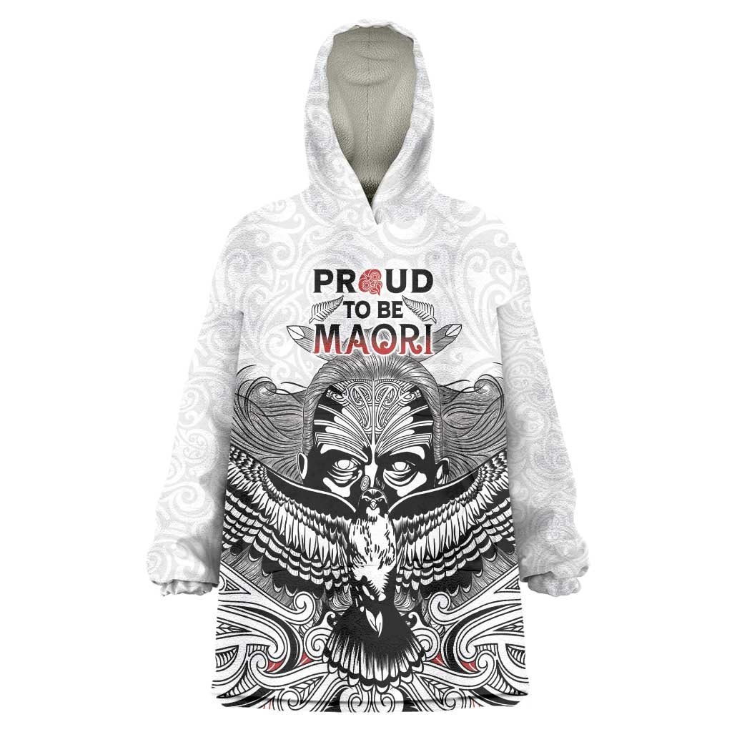 Aotearoa Personalized Wearable Blanket Hoodie Proud To Be Maori - Vibe Hoodie Shop