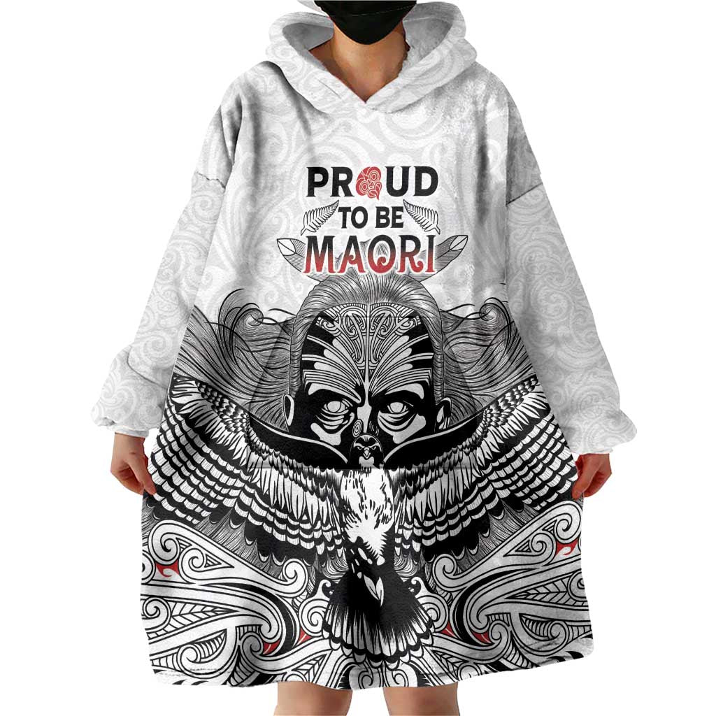 Aotearoa Personalized Wearable Blanket Hoodie Proud To Be Maori - Vibe Hoodie Shop