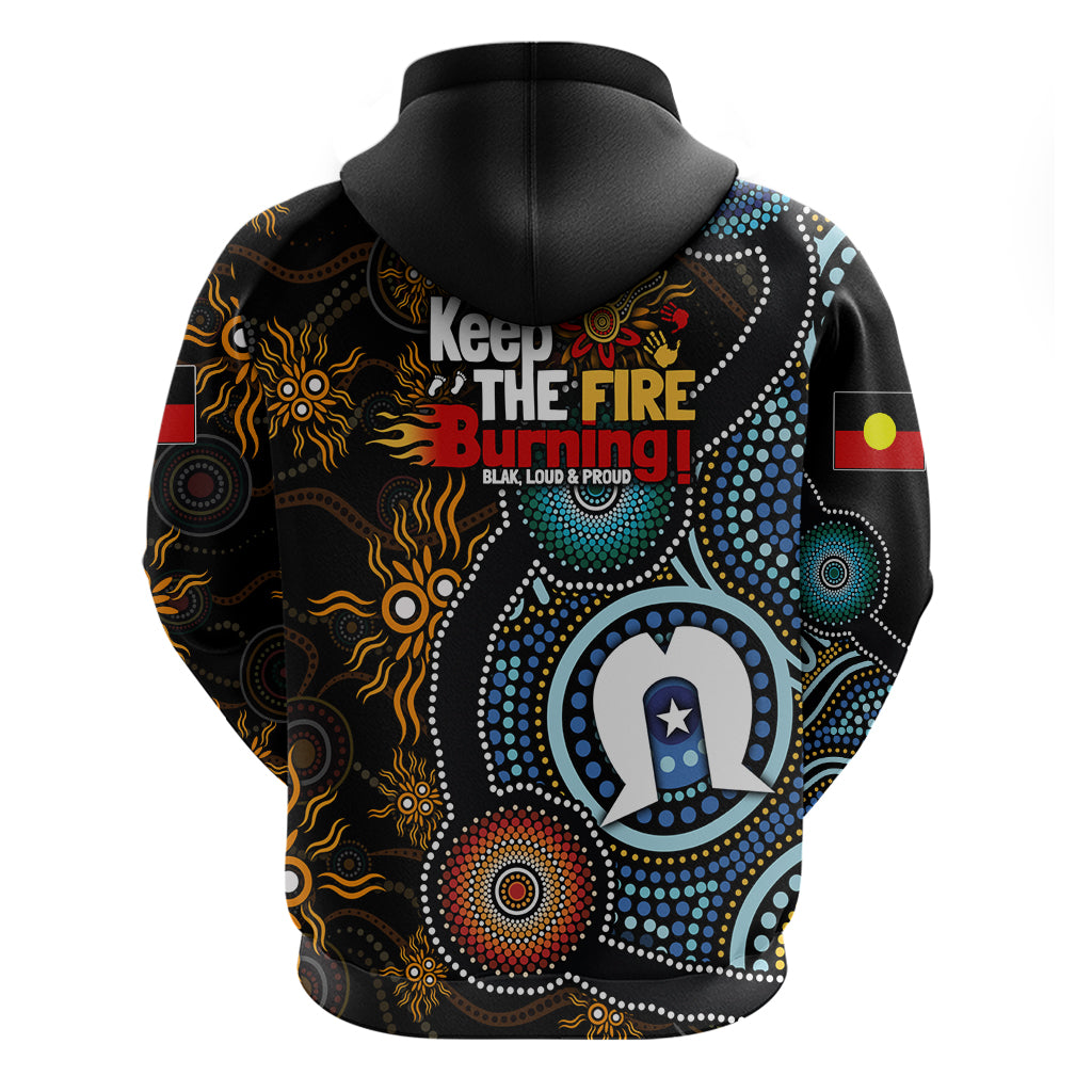 NAIDOC Week 2024 Aussie Aboriginal Hoodie Sparks of Fire LT7 - Vibe Hoodie Shop