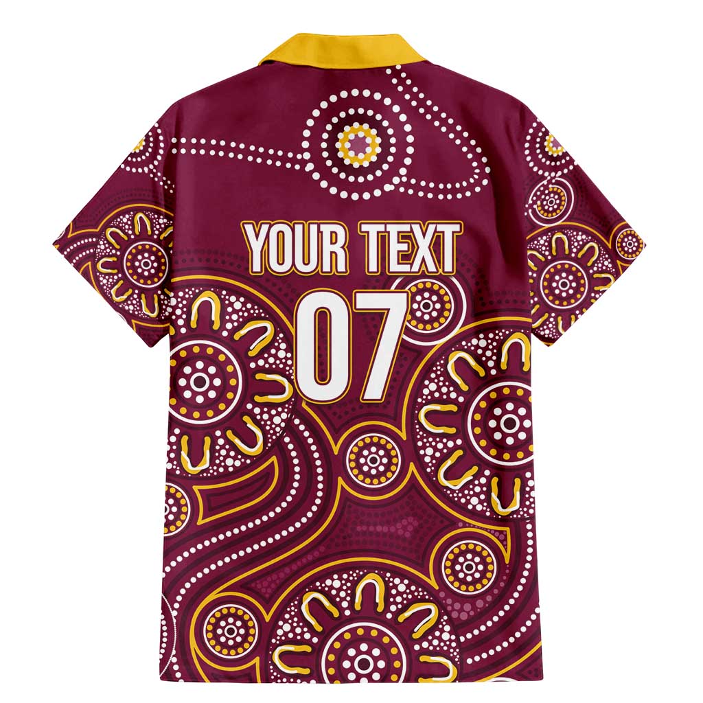 Brisbane Rugby NRL Custom Indigenous Family Matching Mermaid Dress and Hawaiian Shirt The Mighty Broncos - Vibe Hoodie