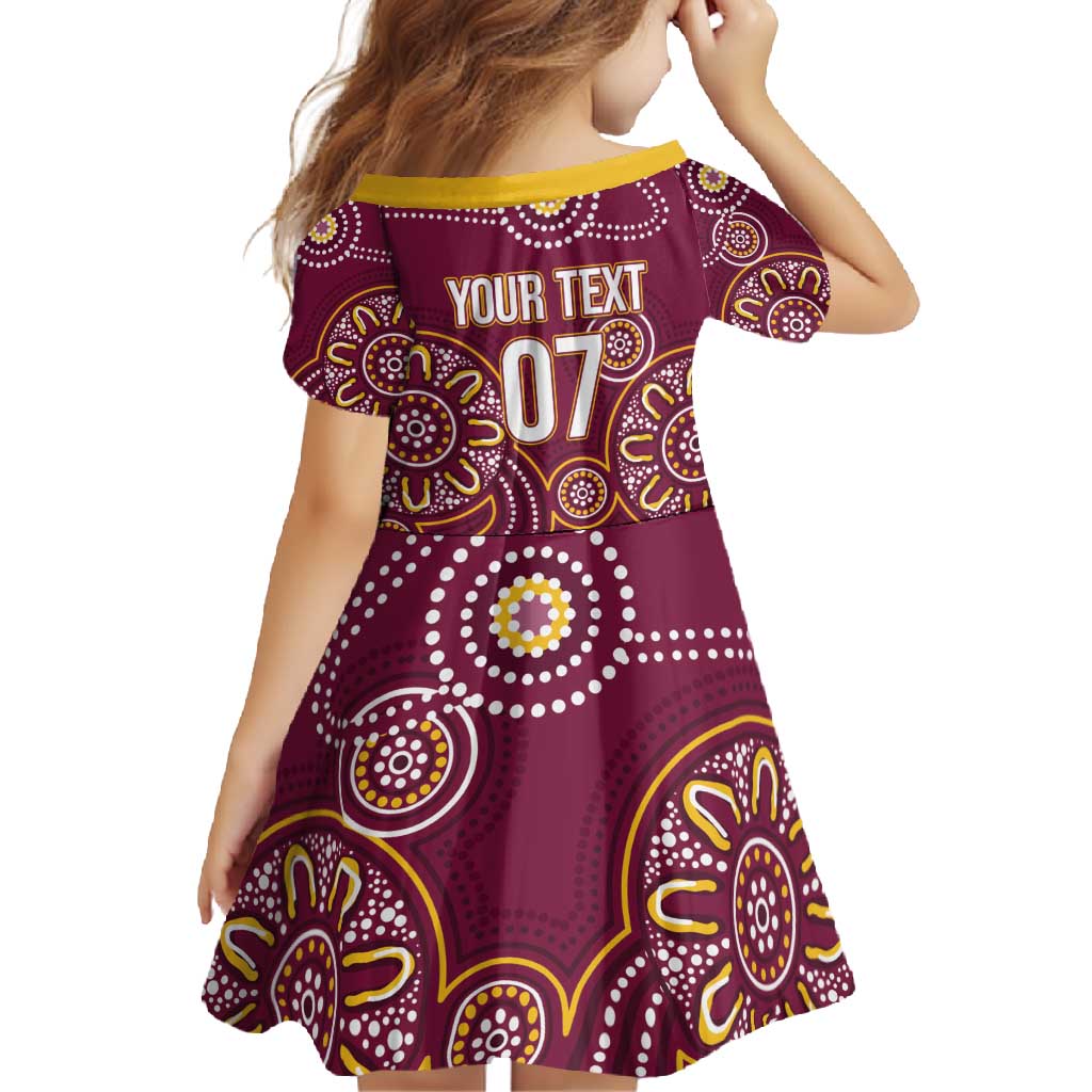 Brisbane Rugby NRL Custom Indigenous Family Matching Summer Maxi Dress and Hawaiian Shirt The Mighty Broncos - Vibe Hoodie