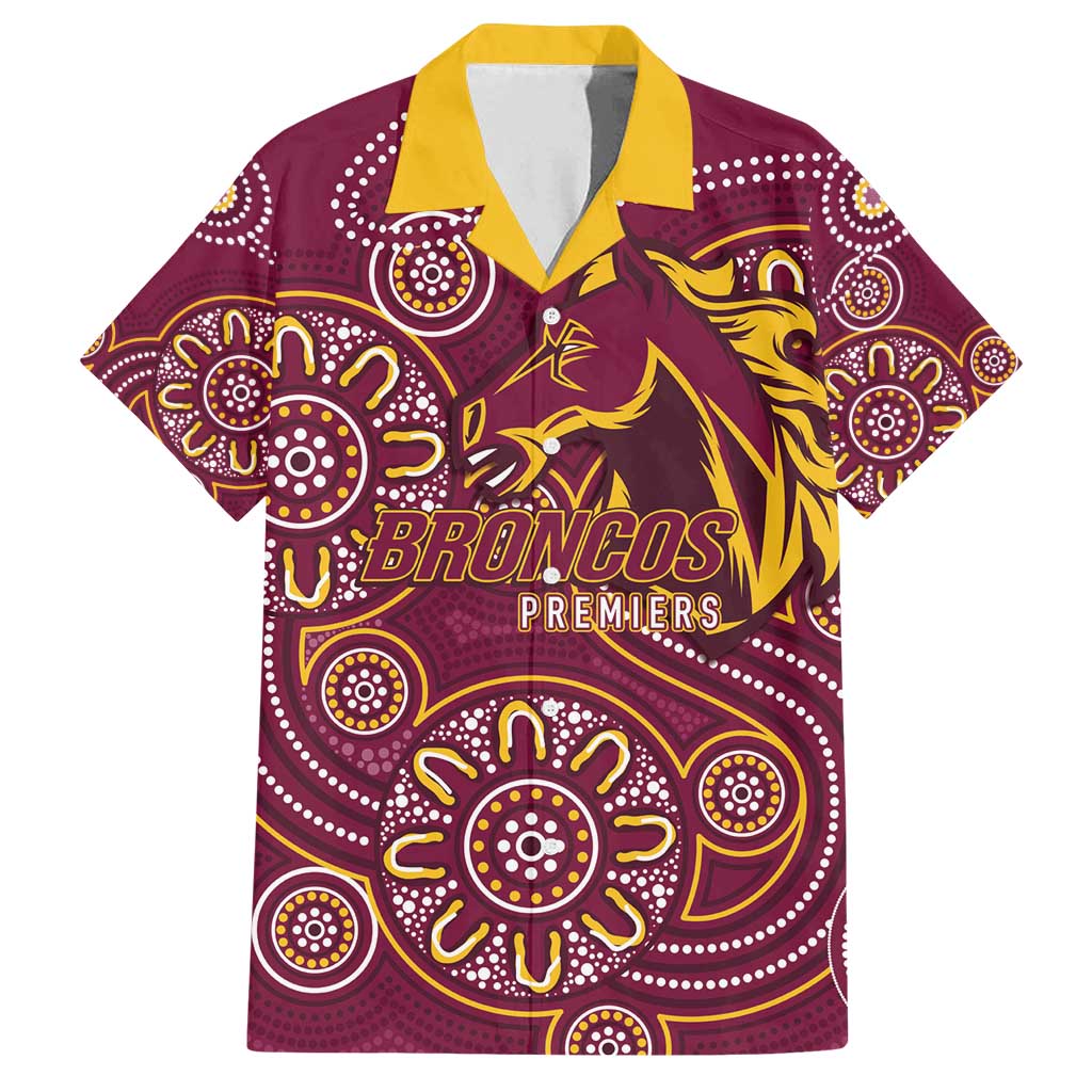 Brisbane Rugby NRL Custom Indigenous Family Matching Tank Maxi Dress and Hawaiian Shirt The Mighty Broncos - Vibe Hoodie