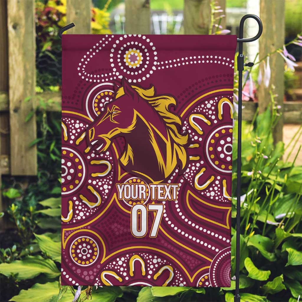 Brisbane Rugby NRL Custom Indigenous Garden Flag The Mighty Broncos - Vibe Hoodie