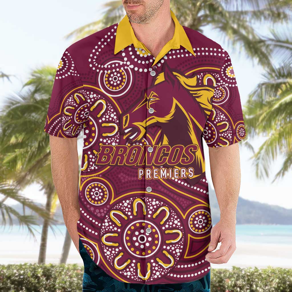 Brisbane Rugby NRL Custom Indigenous Hawaiian Shirt The Mighty Broncos - Vibe Hoodie