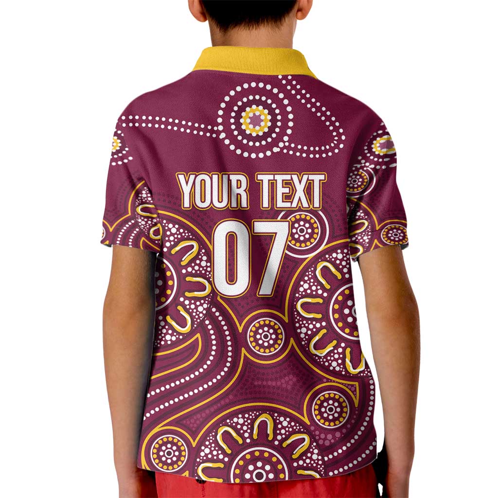 Brisbane Rugby NRL Custom Indigenous Kid Polo Shirt The Mighty Broncos - Vibe Hoodie