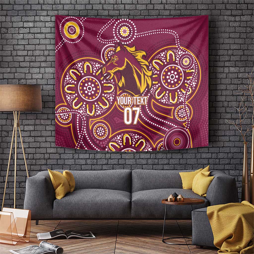Brisbane Rugby NRL Custom Indigenous Tapestry The Mighty Broncos - Vibe Hoodie