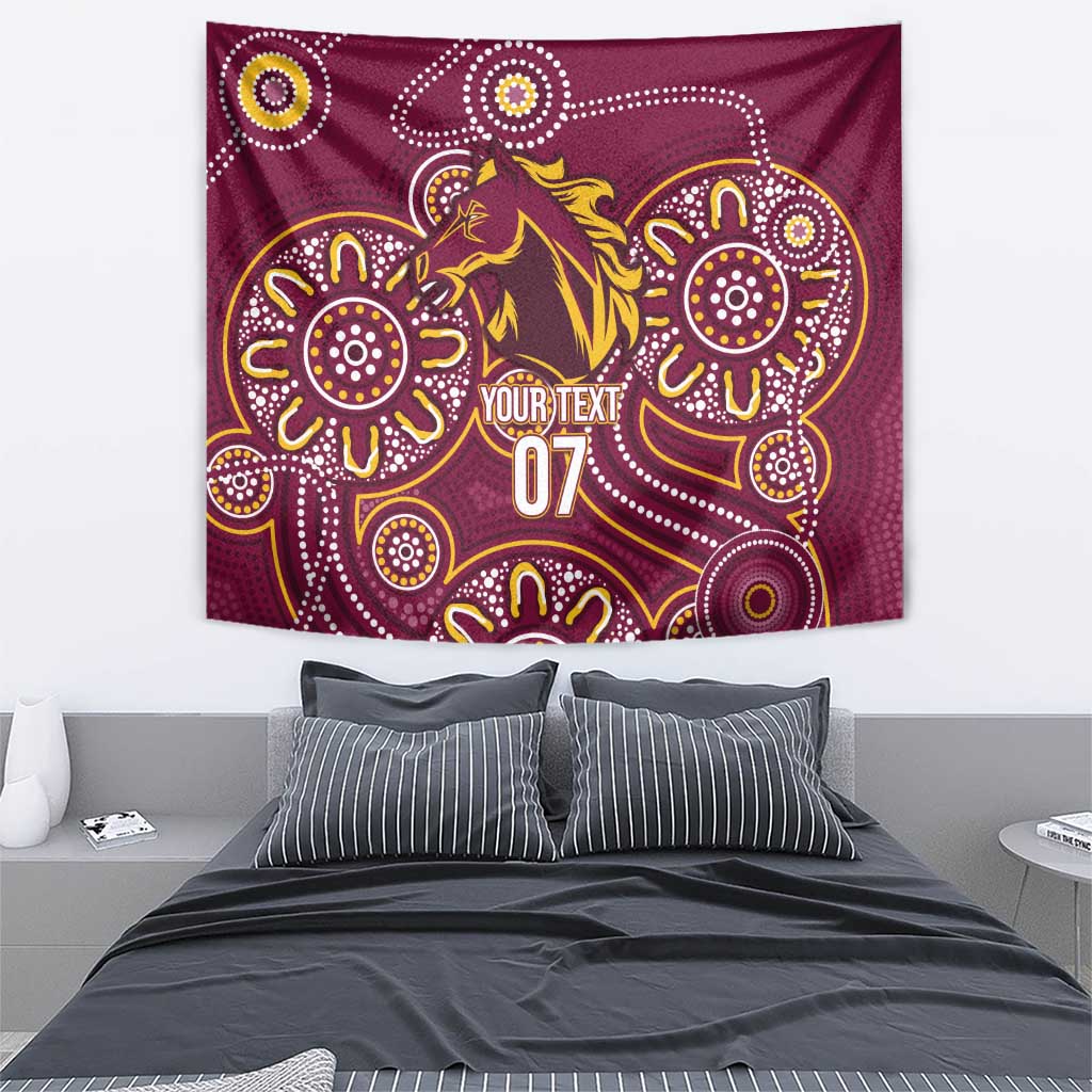 Brisbane Rugby NRL Custom Indigenous Tapestry The Mighty Broncos - Vibe Hoodie