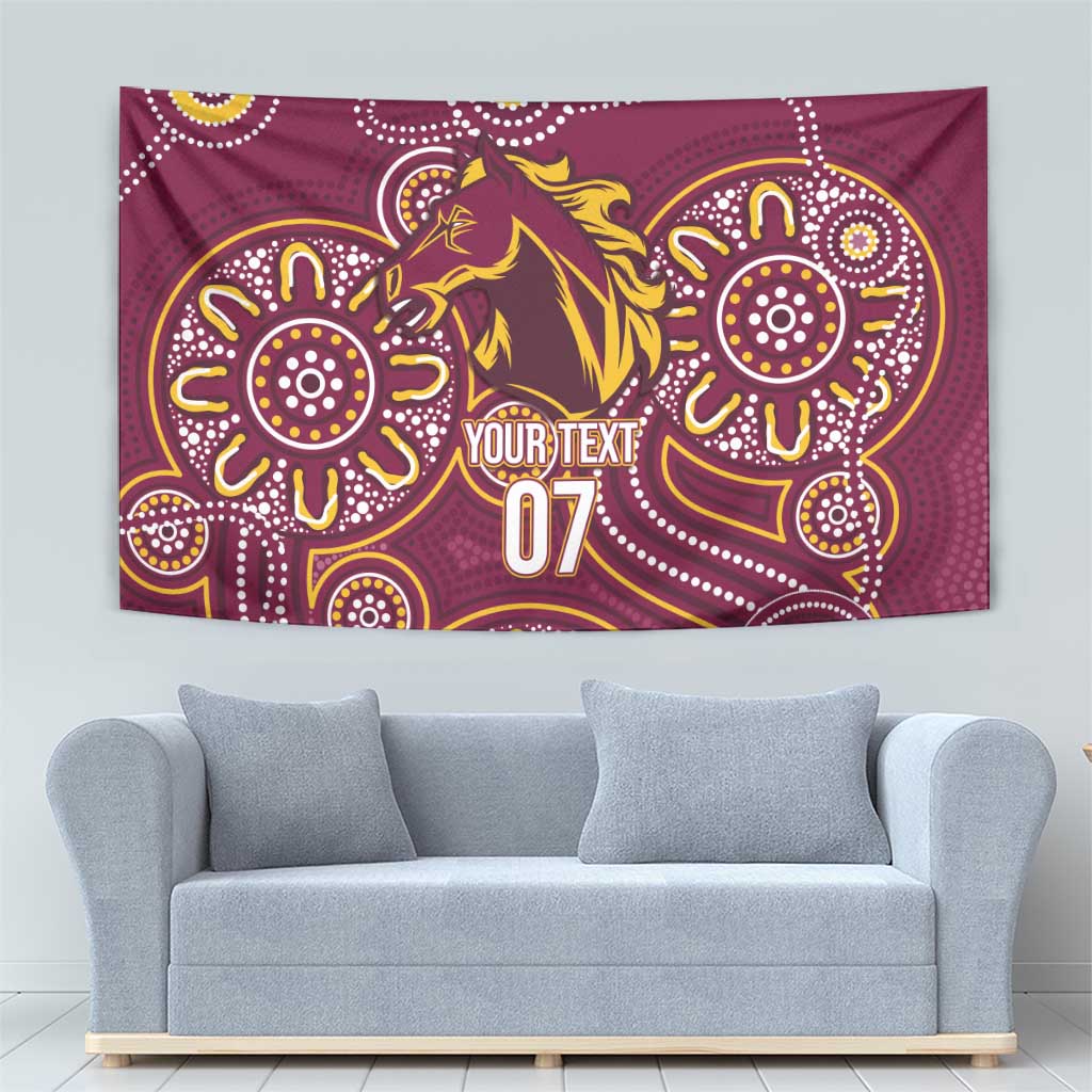Brisbane Rugby NRL Custom Indigenous Tapestry The Mighty Broncos - Vibe Hoodie