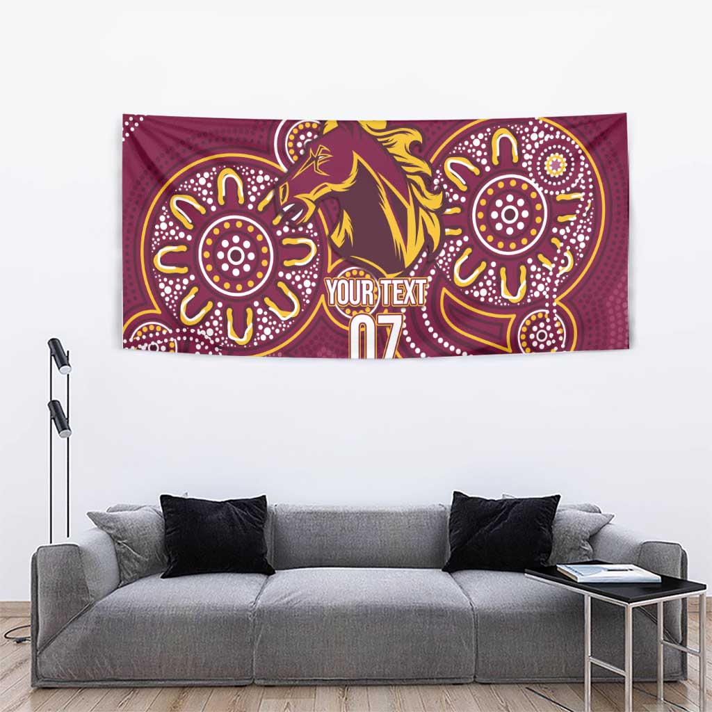 Brisbane Rugby NRL Custom Indigenous Tapestry The Mighty Broncos - Vibe Hoodie