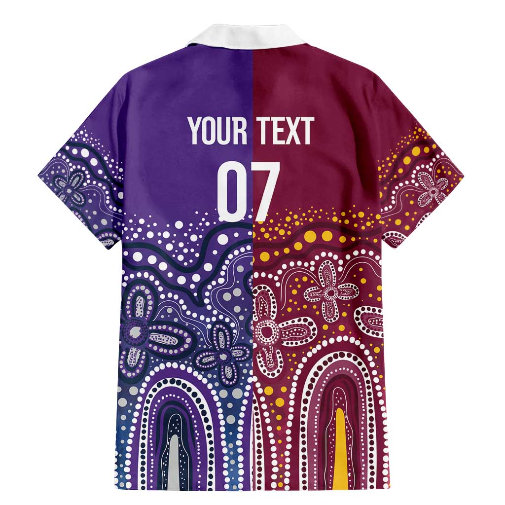 Broncos Vs Storm Rugby NRL Custom Indigenous Family Matching Mermaid Dress and Hawaiian Shirt Fight To The Last - Vibe Hoodie