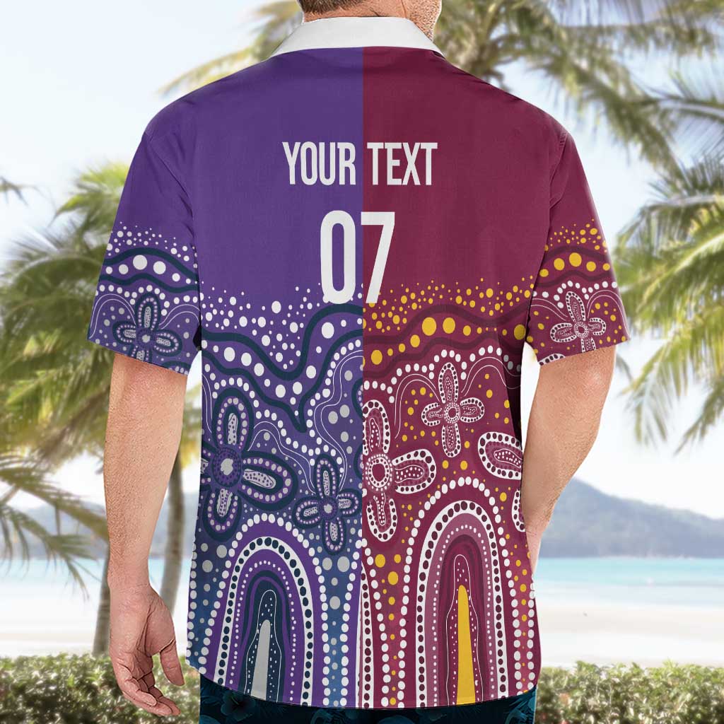 Broncos Vs Storm Rugby NRL Custom Indigenous Hawaiian Shirt Fight To The Last - Vibe Hoodie