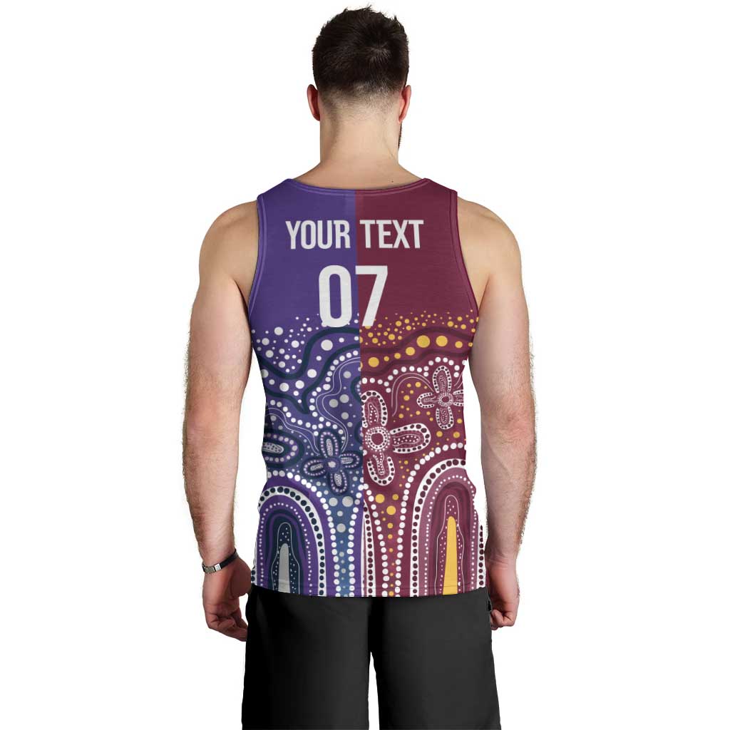 Broncos Vs Storm Rugby NRL Custom Indigenous Men Tank Top Fight To The Last - Vibe Hoodie