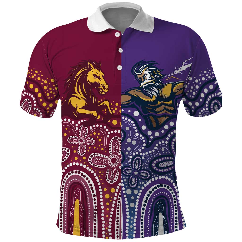 Broncos Vs Storm Rugby NRL Custom Indigenous Polo Shirt Fight To The Last - Vibe Hoodie