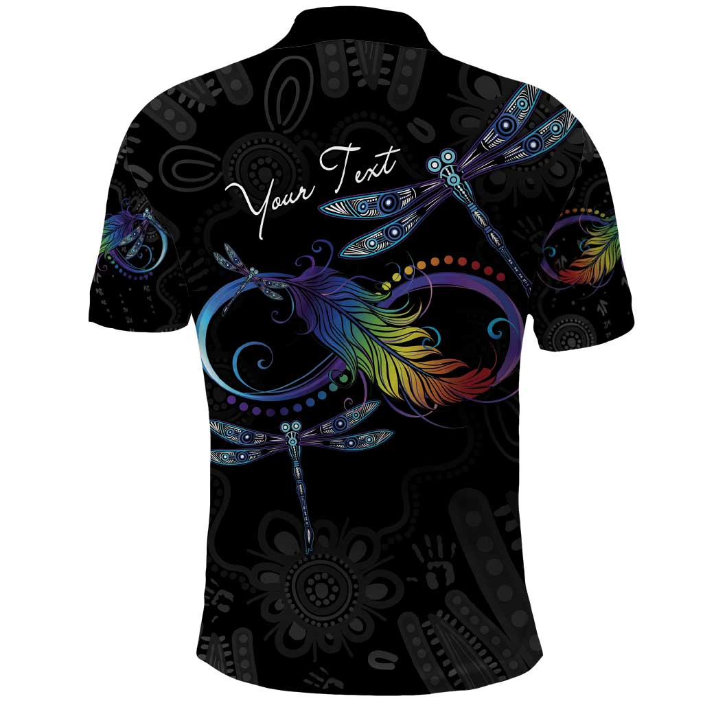 Personalised Australia Indigenous Memorial Polo Shirt As Long As I Breathe You'll Be Remembered - Vibe Hoodie Shop