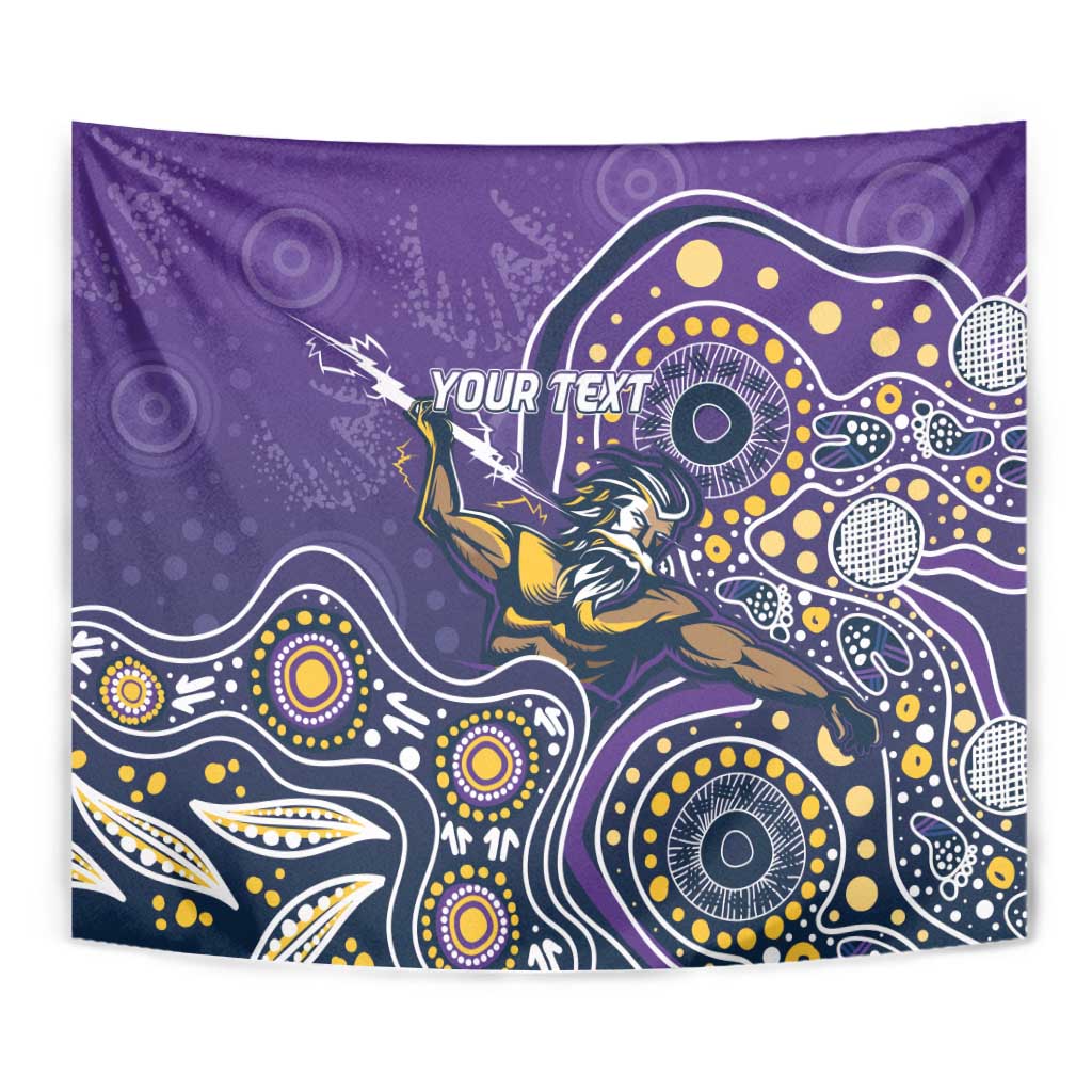 Personalised Storm Rugby Aboriginal Tapestry 2024 GO Storms - Vibe Hoodie Shop