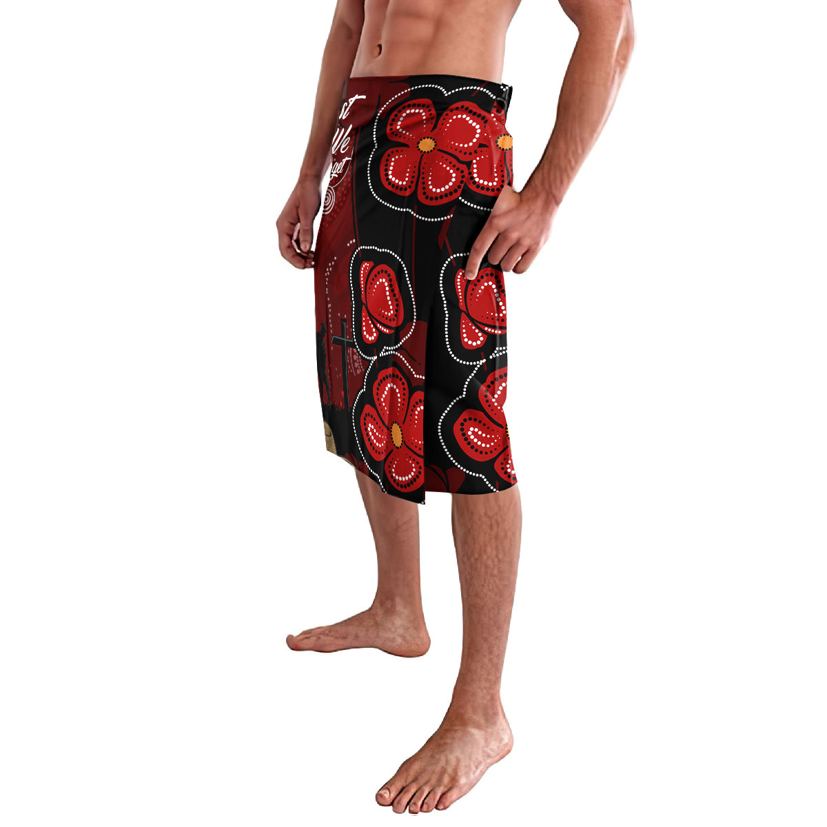 ANZAC Aboriginal Australia Lavalava For the Fallen