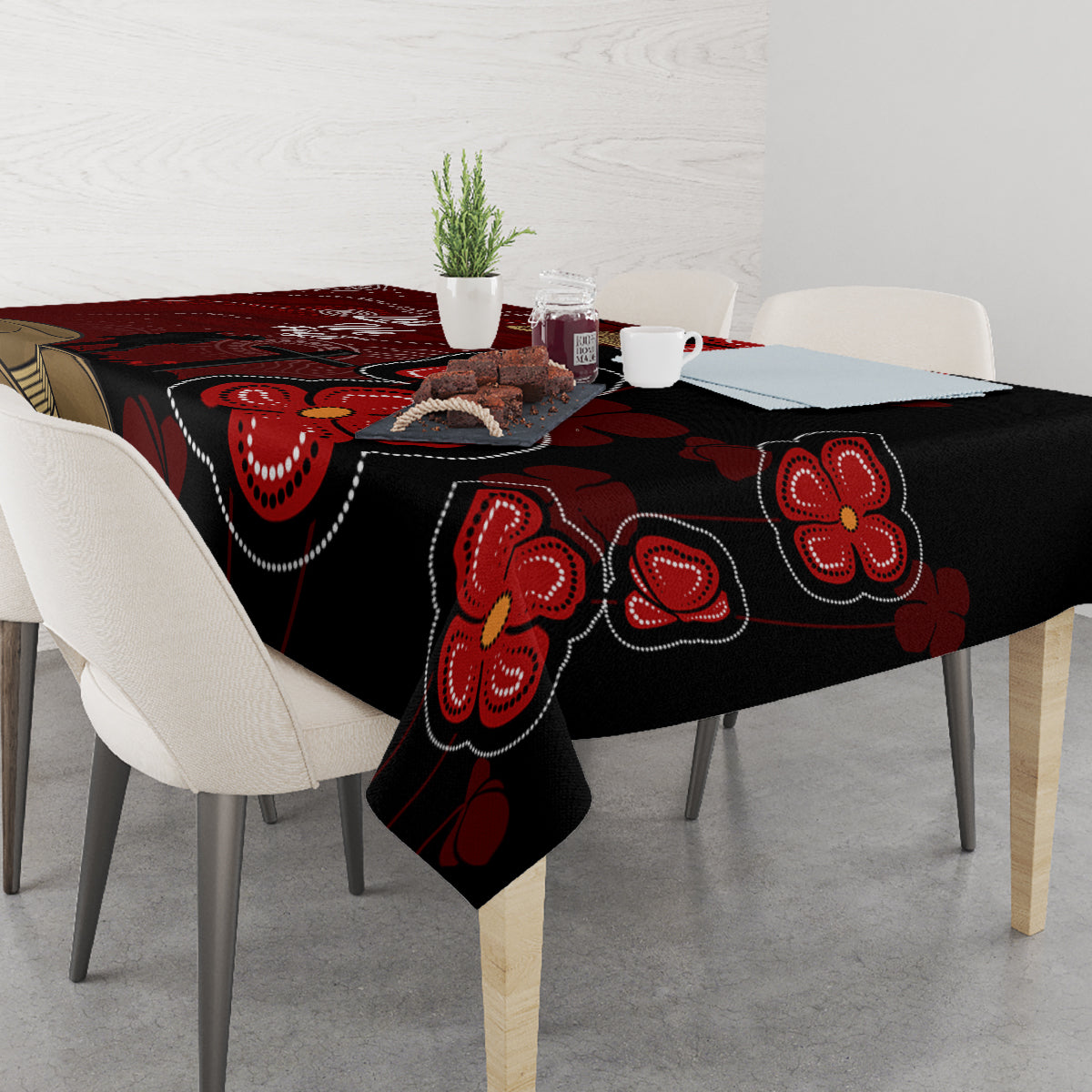 ANZAC Aboriginal Australia Tablecloth For the Fallen