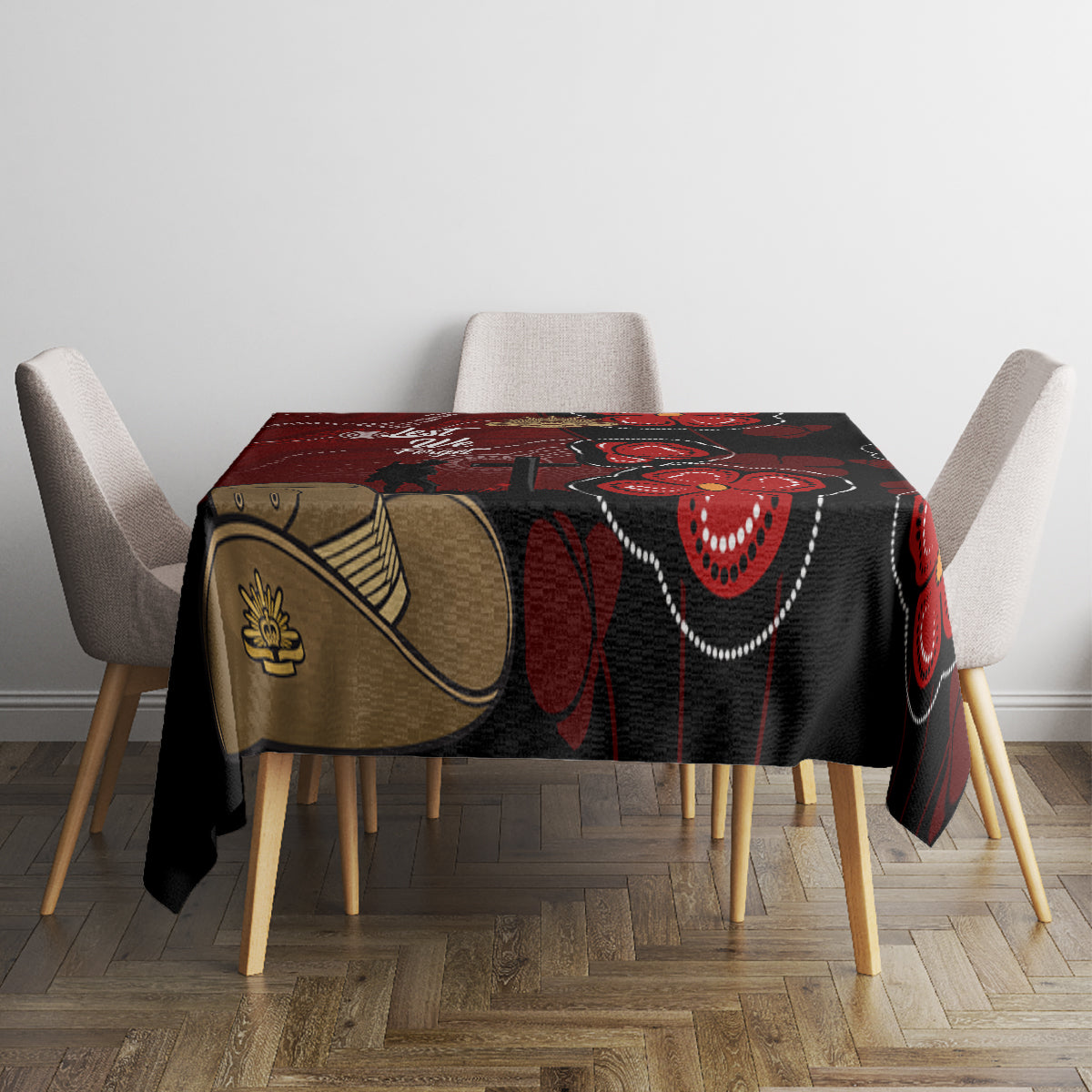 ANZAC Aboriginal Australia Tablecloth For the Fallen