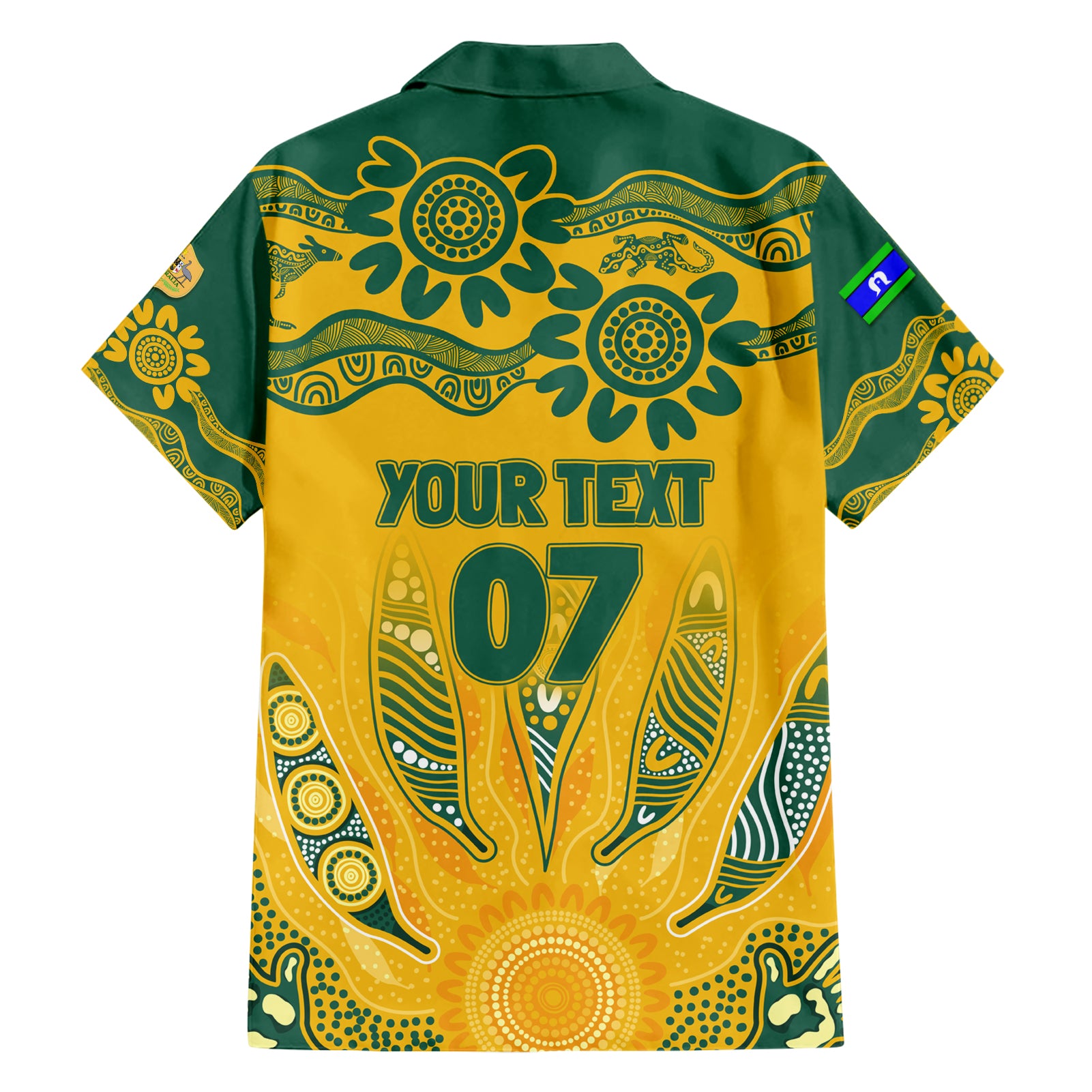 Custom Socceroos NAIDOC Week 2024 Hawaiian Shirt Indigenous Burning Fire National Colors - Vibe Hoodie Shop