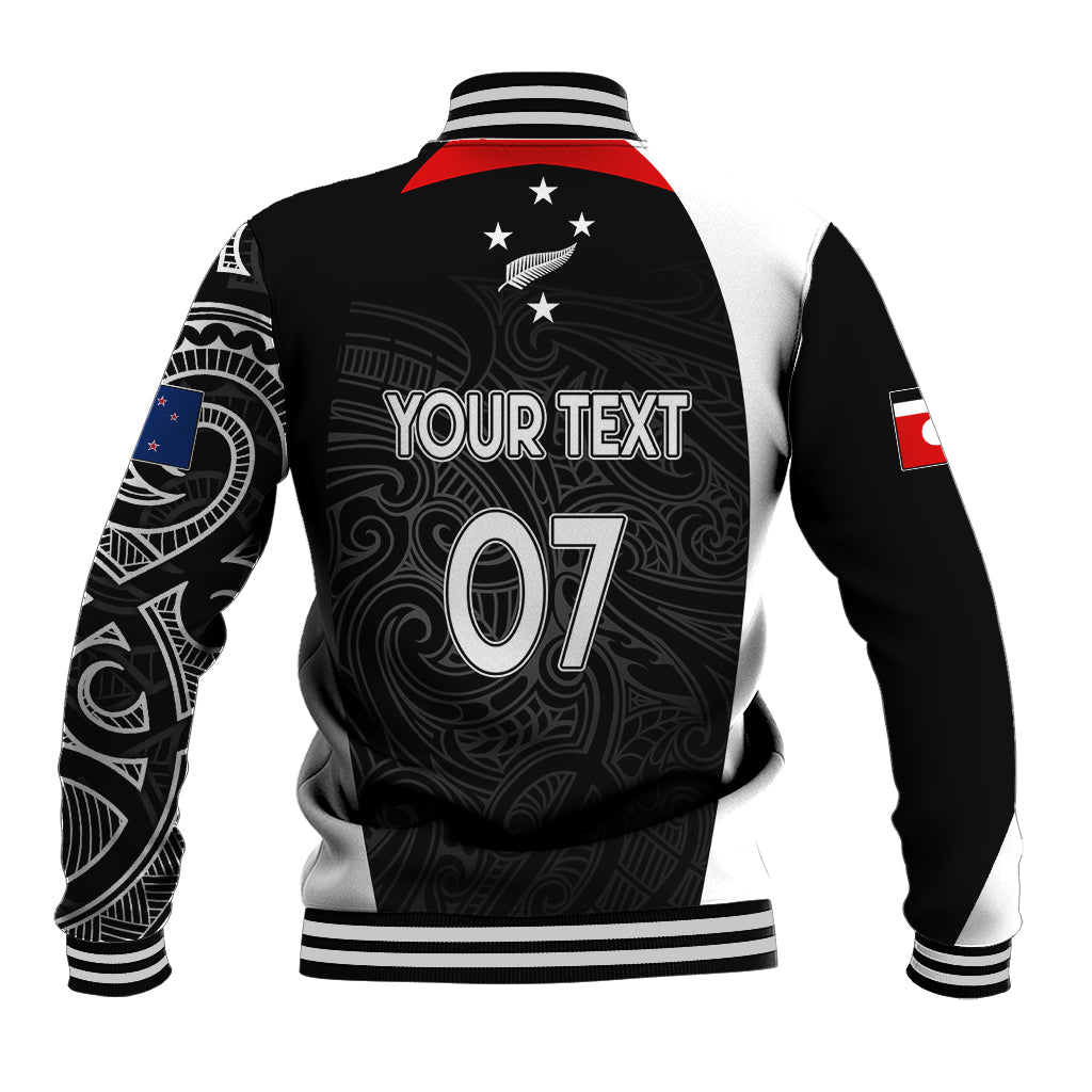 Personalised New Zealand Rugby Baseball Jacket Aotearoa World Cup 2023 Champions - Vibe Hoodie Shop