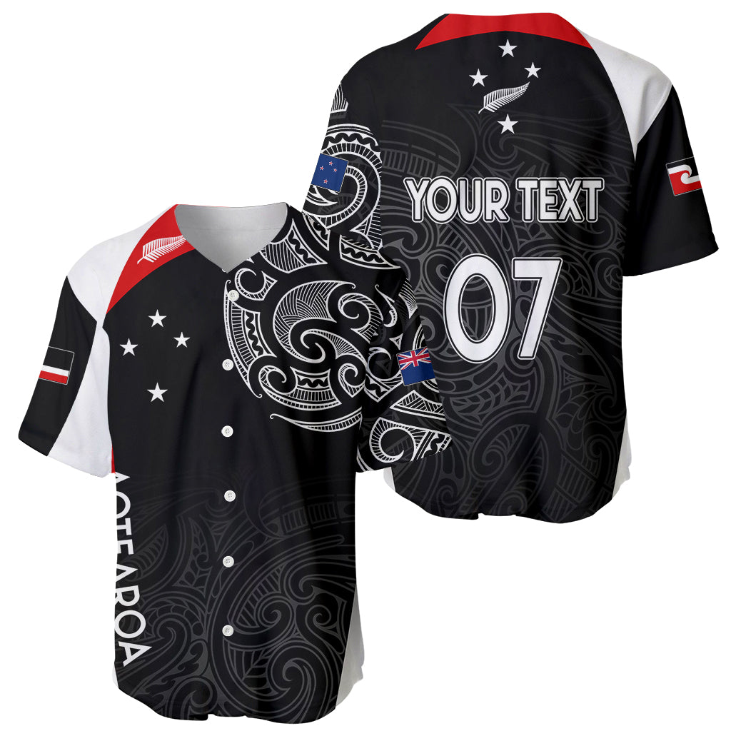 Personalised New Zealand Rugby Baseball Jersey Aotearoa World Cup 2023 Champions - Vibe Hoodie Shop