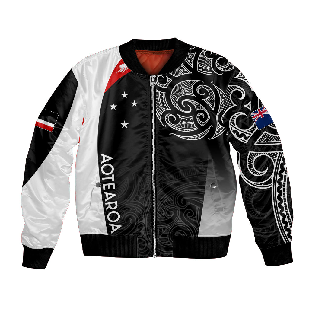 Personalised New Zealand Rugby Bomber Jacket Aotearoa World Cup 2023 Champions - Vibe Hoodie Shop