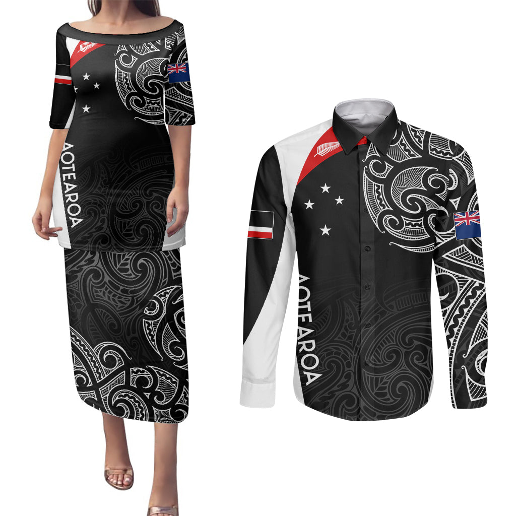 personalised-new-zealand-rugby-couples-matching-puletasi-dress-and-long-sleeve-button-shirts-aotearoa-world-cup-2023-champions