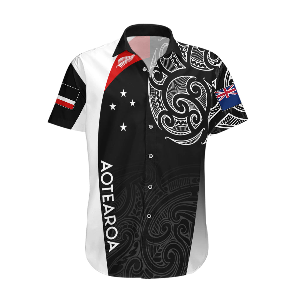 Personalised New Zealand Rugby Hawaiian Shirt Aotearoa World Cup 2023 Champions - Vibe Hoodie Shop