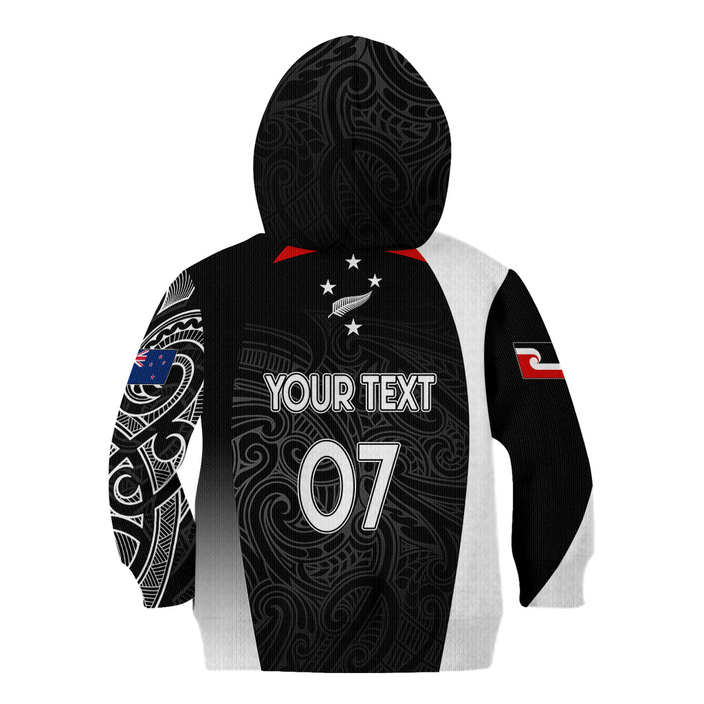Personalised New Zealand Rugby Kid Hoodie Aotearoa World Cup 2023 Champions - Vibe Hoodie Shop
