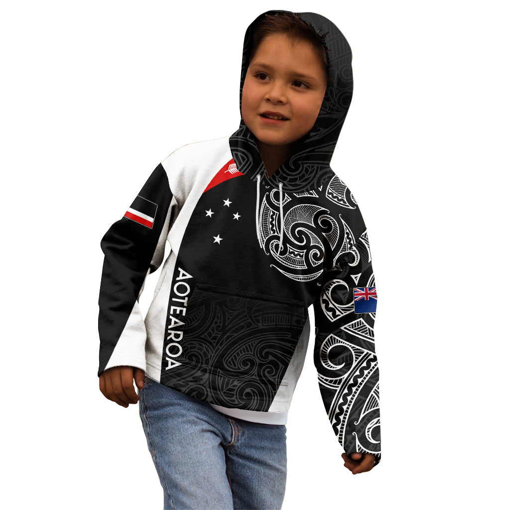 Personalised New Zealand Rugby Kid Hoodie Aotearoa World Cup 2023 Champions - Vibe Hoodie Shop