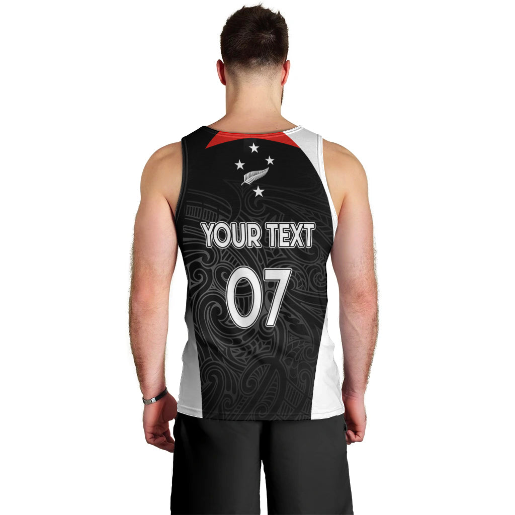 Personalised New Zealand Rugby Men Tank Top Aotearoa World Cup 2023 Champions - Vibe Hoodie Shop