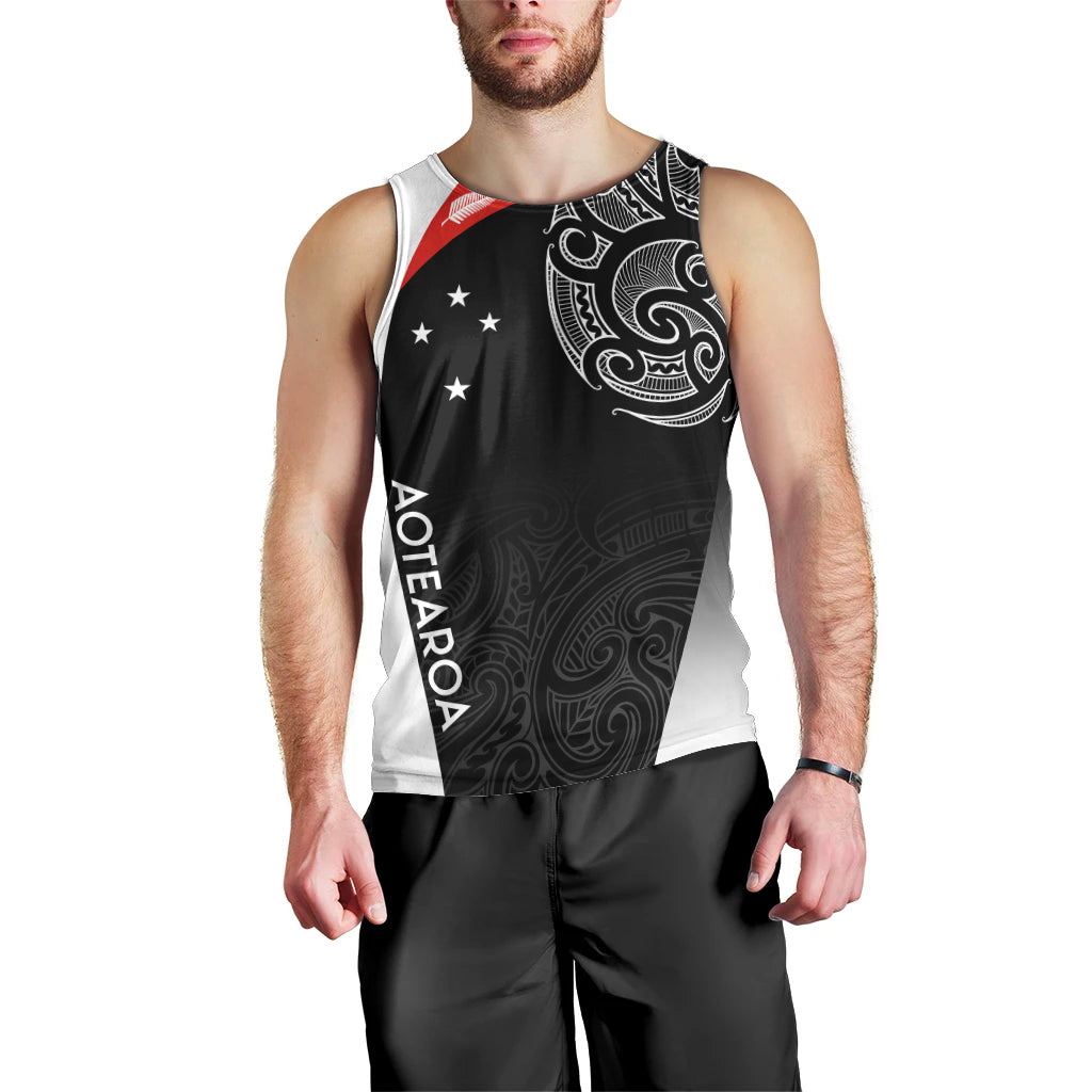 Personalised New Zealand Rugby Men Tank Top Aotearoa World Cup 2023 Champions - Vibe Hoodie Shop