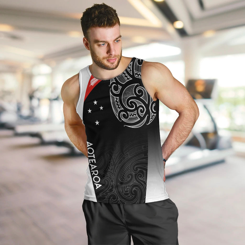 Personalised New Zealand Rugby Men Tank Top Aotearoa World Cup 2023 Champions - Vibe Hoodie Shop