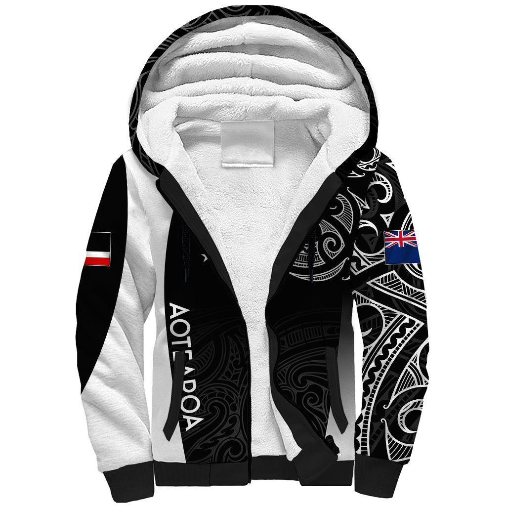 Personalised New Zealand Rugby Sherpa Hoodie Aotearoa World Cup 2023 Champions - Vibe Hoodie Shop
