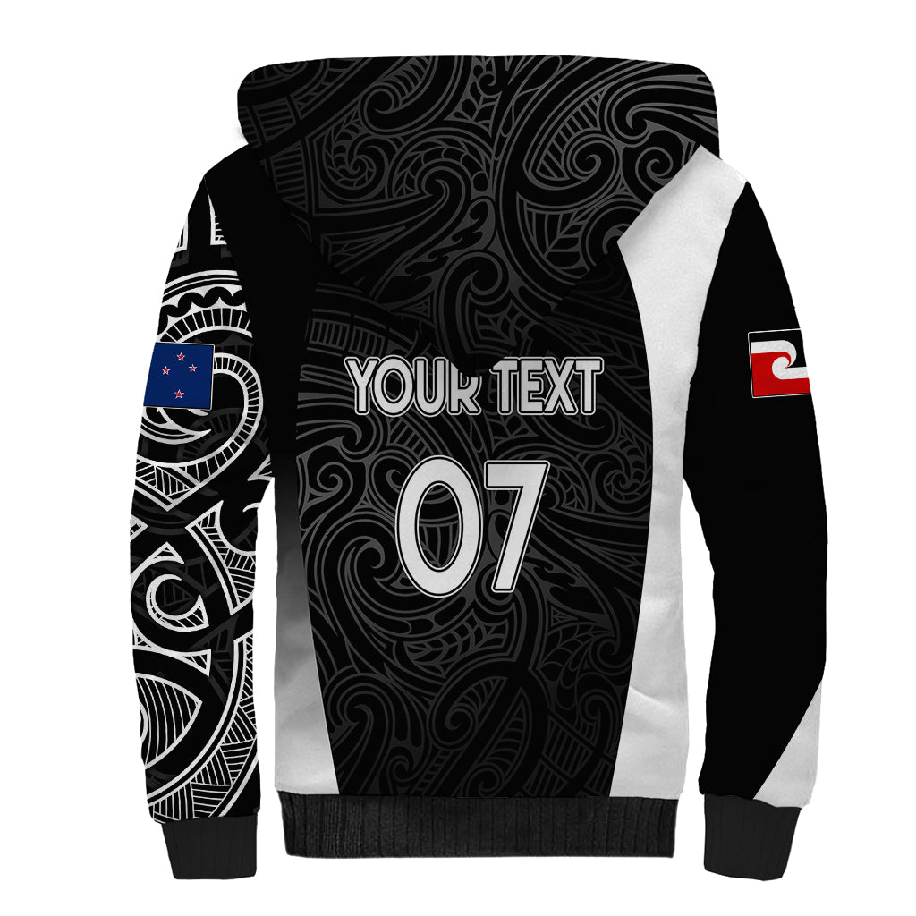 Personalised New Zealand Rugby Sherpa Hoodie Aotearoa World Cup 2023 Champions - Vibe Hoodie Shop