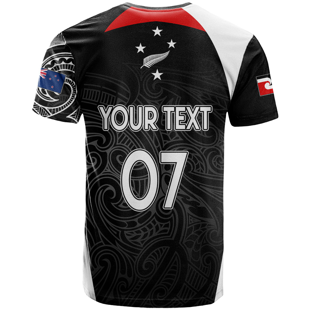 Personalised New Zealand Rugby T Shirt Aotearoa World Cup 2023 Champions - Vibe Hoodie Shop