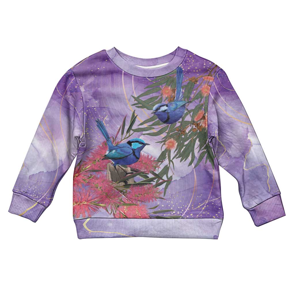 Australia Splendid Fairy Wren on Eucalyptus Kid Ugly Christmas Sweater Epilepsy Awareness - Vibe Hoodie